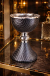 Al Hadid Carbon Weave Chalice Table Incense Burner