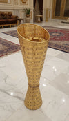 Al Manara Gold Banded Filigree Floor Incense Burner