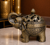 Faris Antique Bronze Elephant Table Incense Burner
