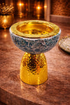 Layla Mosaic Bowl Table Incense Burner – Blue Mosaic & Gold