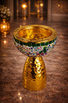 Layla Mosaic Bowl Table Incense Burner – Multicolor Mosaic & Gold