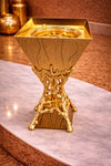Rukn Square Branch Table Incense Burner – All Gold