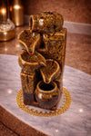 Sahara Tortoiseshell Tiered Cascade Backflow Table Incense Burner
