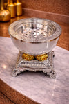 Samir Royal Bowl Table Incense Burner – Silver & Gold