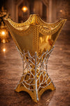Shajar Open Branch Table Incense Burner – Gold & Silver Branch